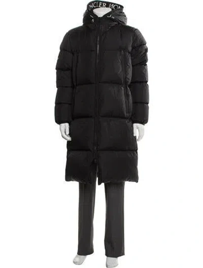 Pre-owned Moncler Puffer Coat In Gray