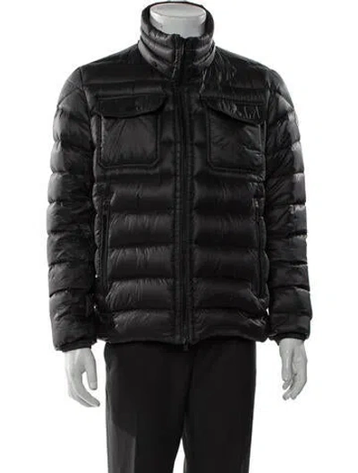 Pre-owned Moncler Puffer Coat In Gray