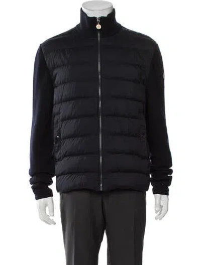 Pre-owned Moncler Puffer Coat In Gray