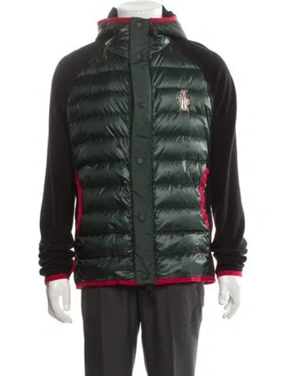 Pre-owned Moncler Puffer Coat In Green
