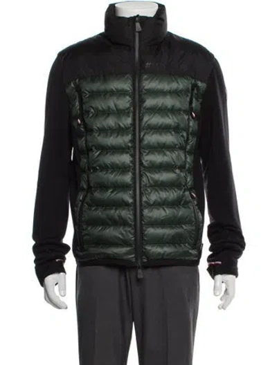 Pre-owned Moncler Puffer Coat In Green
