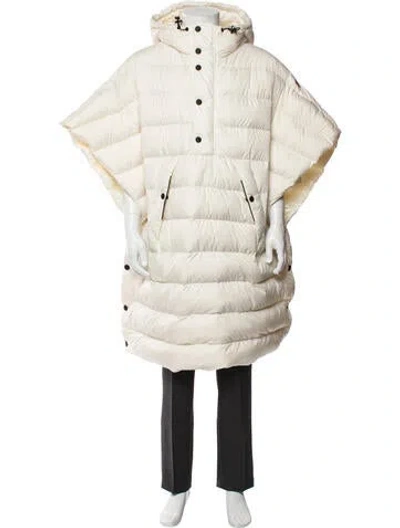 Pre-owned Moncler Puffer Coat In Neutral
