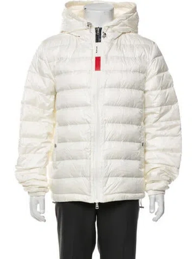 Pre-owned Moncler Puffer Coat In Neutral