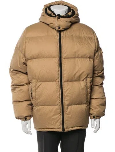 Pre-owned Moncler Puffer Coat In Neutral