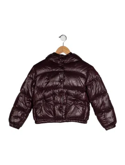 Pre-owned Moncler Babies' Puffer Coat In Purple