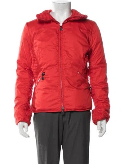 Pre-owned Moncler Puffer Coat In Red