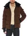 Moncler Grenoble Wintercoat In Brown