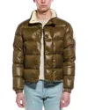 Moncler Puffer Down Coat In Green