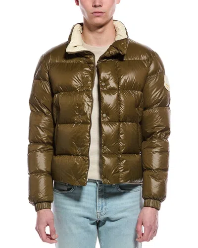 Moncler Puffer Down Coat In Green