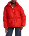 Moncler Puffer Down Jacket In Red