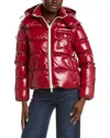 Moncler Puffer Down Jacket In 470-red