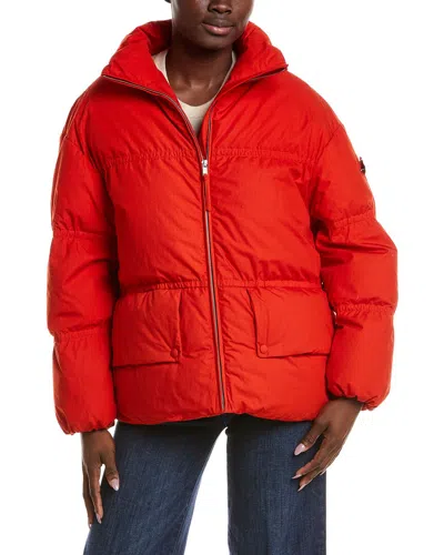 Moncler Puffer Down Jacket In Red