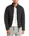 Moncler Oise Recycled Micro Ripstop Down Jacket In Black