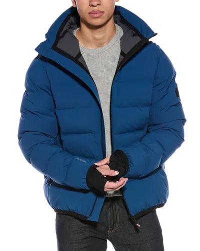 Moncler Puffer Down Jacket In Blue