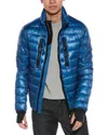 Moncler Puffer Down Jacket In Blue