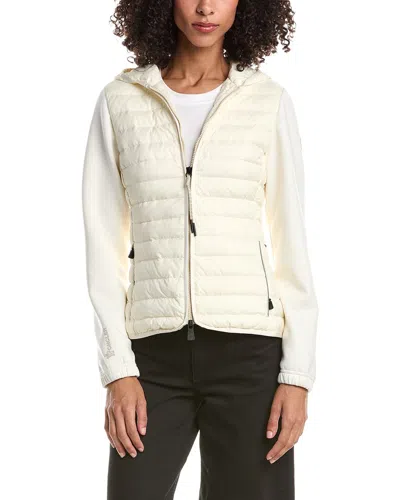 Moncler Puffer Down Jacket In Yellow