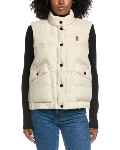 Moncler Puffer Down Vest In White