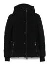 Moncler Guyane Hooded Down Ski Jacket In Black