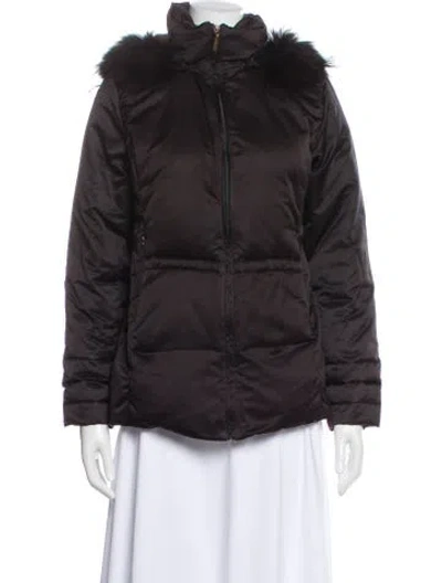 Pre-owned Moncler Puffer Jacket In Black