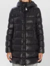 Moncler Puffer Jacket Featuring Drawstring Hood In Black