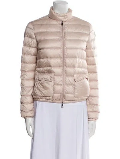 Pre-owned Moncler Puffer Jacket In Pink