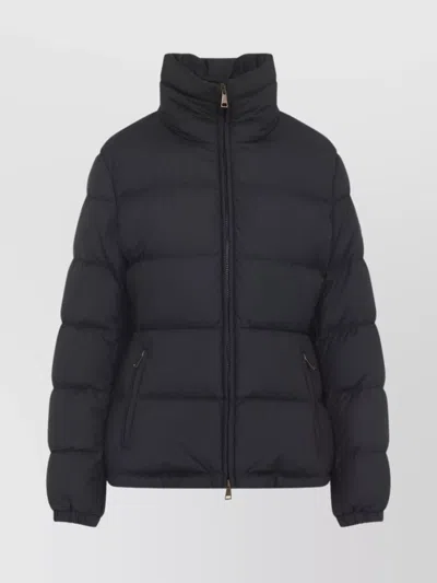 MONCLER PUFFER JACKET WITH HIGH COLLAR AND CUFFS