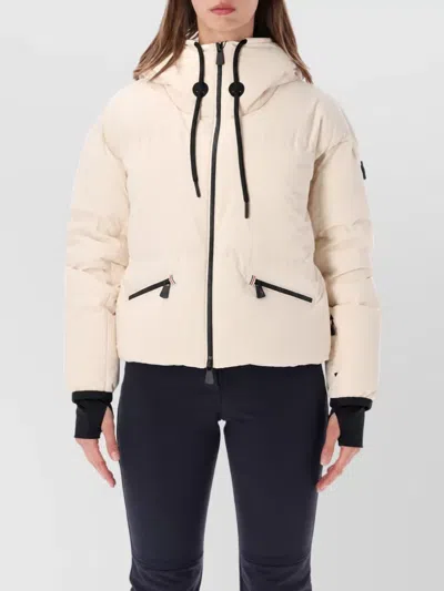 Moncler Puffer Parka Coat In White
