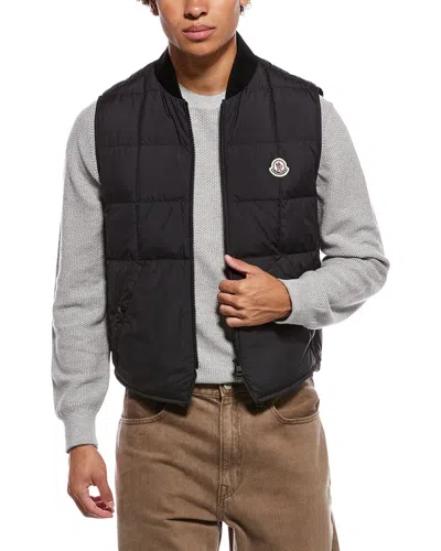 Moncler Puffer Vest In Animal Print