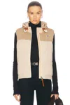 Moncler Puffer Vest In White