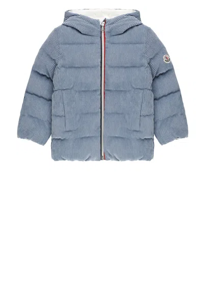 Moncler Babies' Puki Down Jacket In Blue