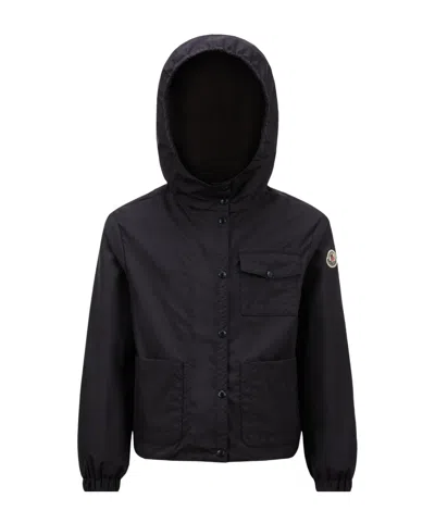 Moncler Pulane Hooded Jacket In Blue
