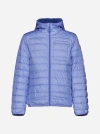 Moncler Pulao Quilted Nylon Down Jacket In Light Blue