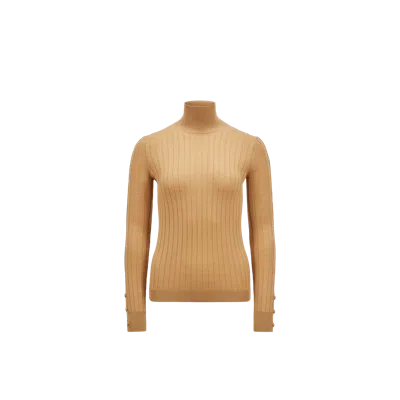Moncler Pull À Col Roulé En Laine Et Cachemire