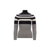 Moncler Extrafine Virgin Wool Turtleneck Sweater In Multicolour