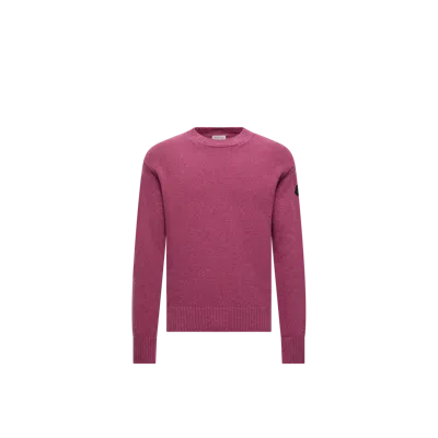 Moncler Pull En Laine Et Cachemire In Brown