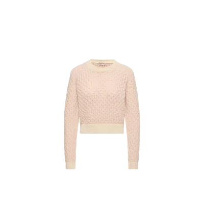Moncler Pull En Laine Mélangée, Femme, Rose, Taille: L