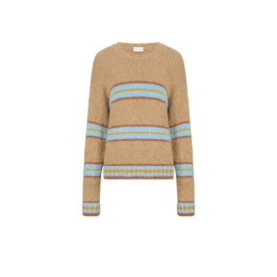 Moncler Pull En Maille In Beige