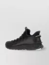 Moncler Pull Tab Round Toe Textured Sole Sneakers