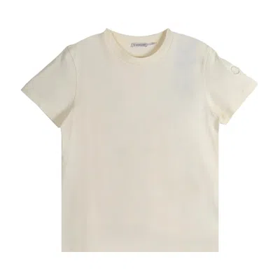 Pre-owned Moncler Puro Cotton Short-sleeve T-shirt 'silk White' | Women's Size M