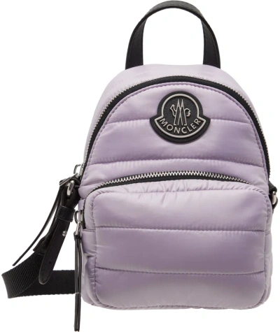 Moncler Purple Small Kilia Crossbody Bag In Blue