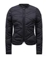 Moncler Pyrope Short Down Jacket In Blue