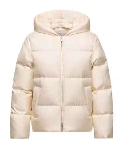Moncler Qiu Hao Duan Hooded Short Down Jacket In Pink