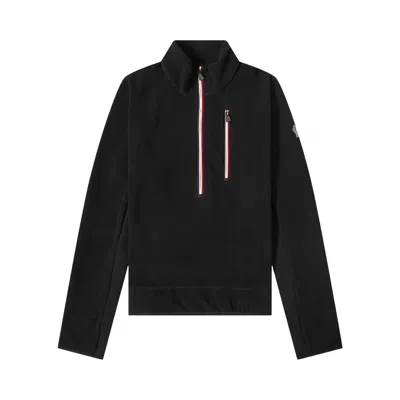 Pre-owned Moncler Quarter Zip Sweatshirt 'black' | Men's Size S