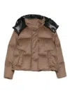 Moncler Quierzy Hooded Jacket In Brown
