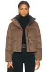 Moncler Quierzy Hooded Jacket In Burgundy