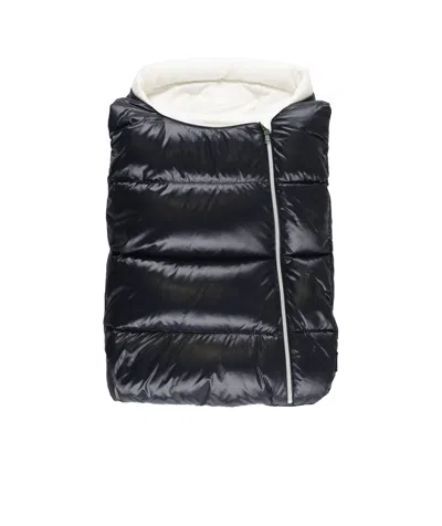 Moncler Quilted Baby Bag In Black