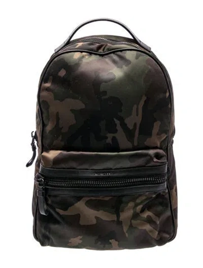 Pre-owned Moncler Quilted Backpack In Black