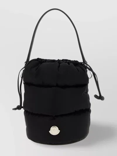 Moncler Quilted Bucket Bag Adjustable Strap