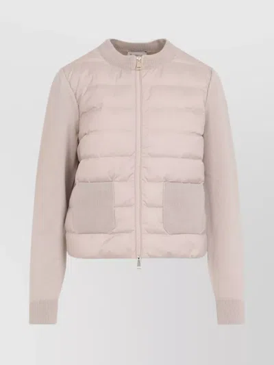 MONCLER QUILTED CARDIGAN FEATURING PATCH POCKETS