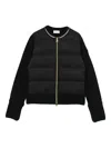 Moncler Quilted Chain-trimmed Puffer Jacket In Black